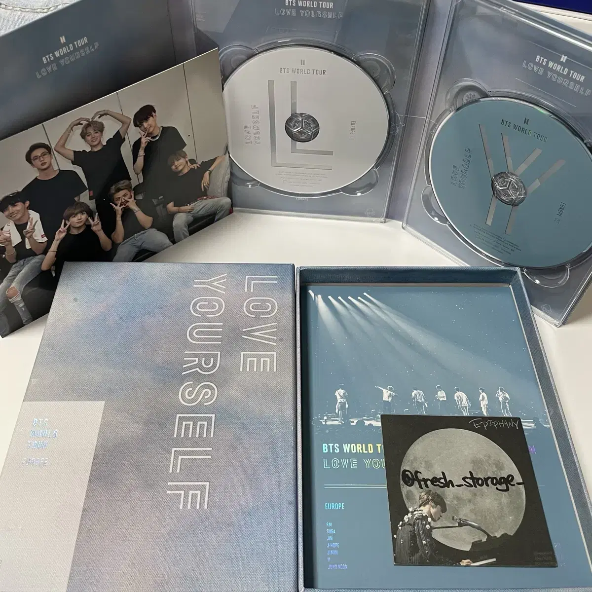 방탄소년단 유럽 디비디 BTS DVD 럽셀콘